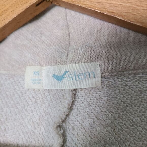 Stem Beige 100% Organic‎ Cotton Blazer Jacket Size XS - Picture 4 of 6